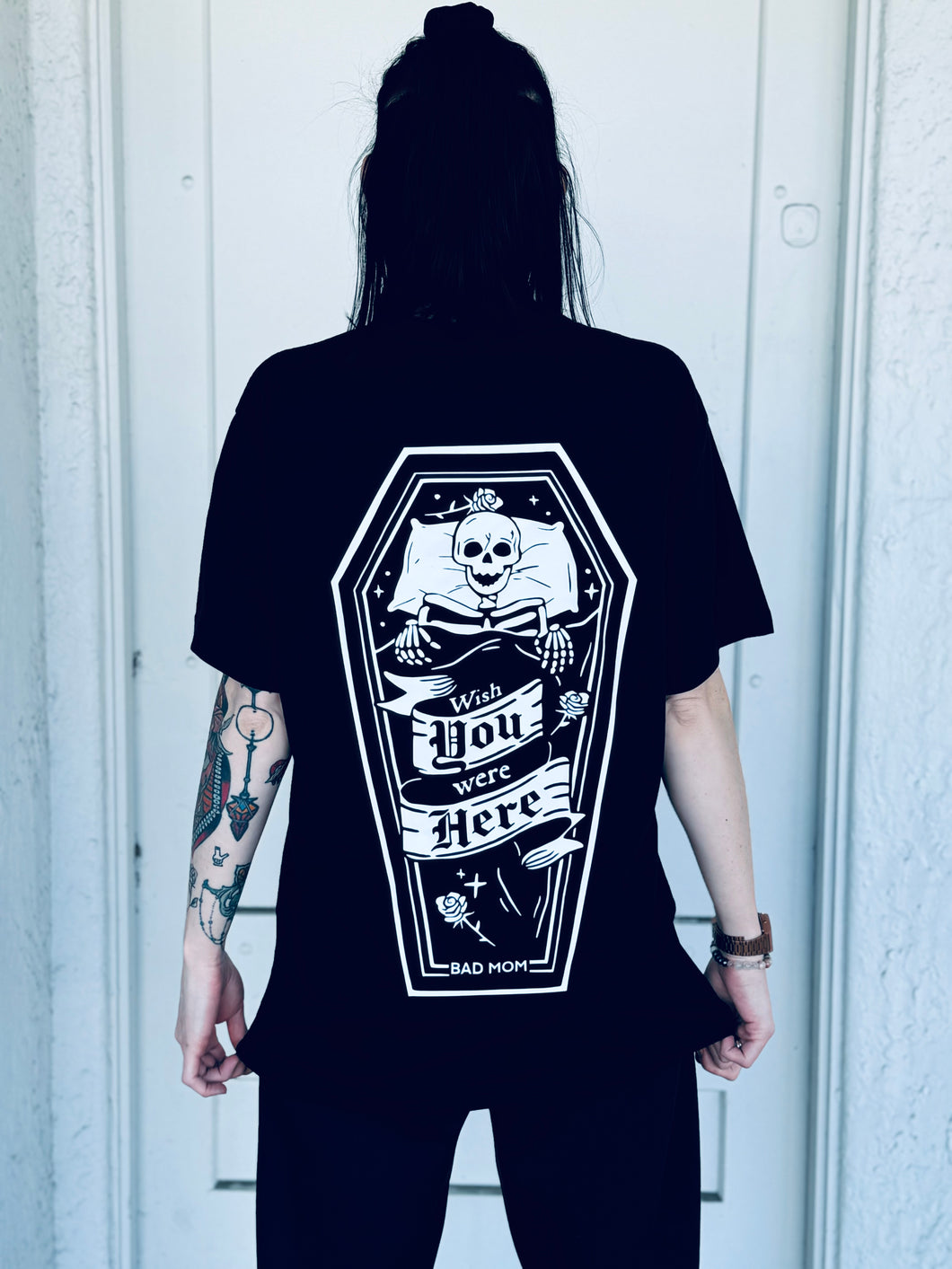 WISH YOU WERE HERE COFFIN TEE